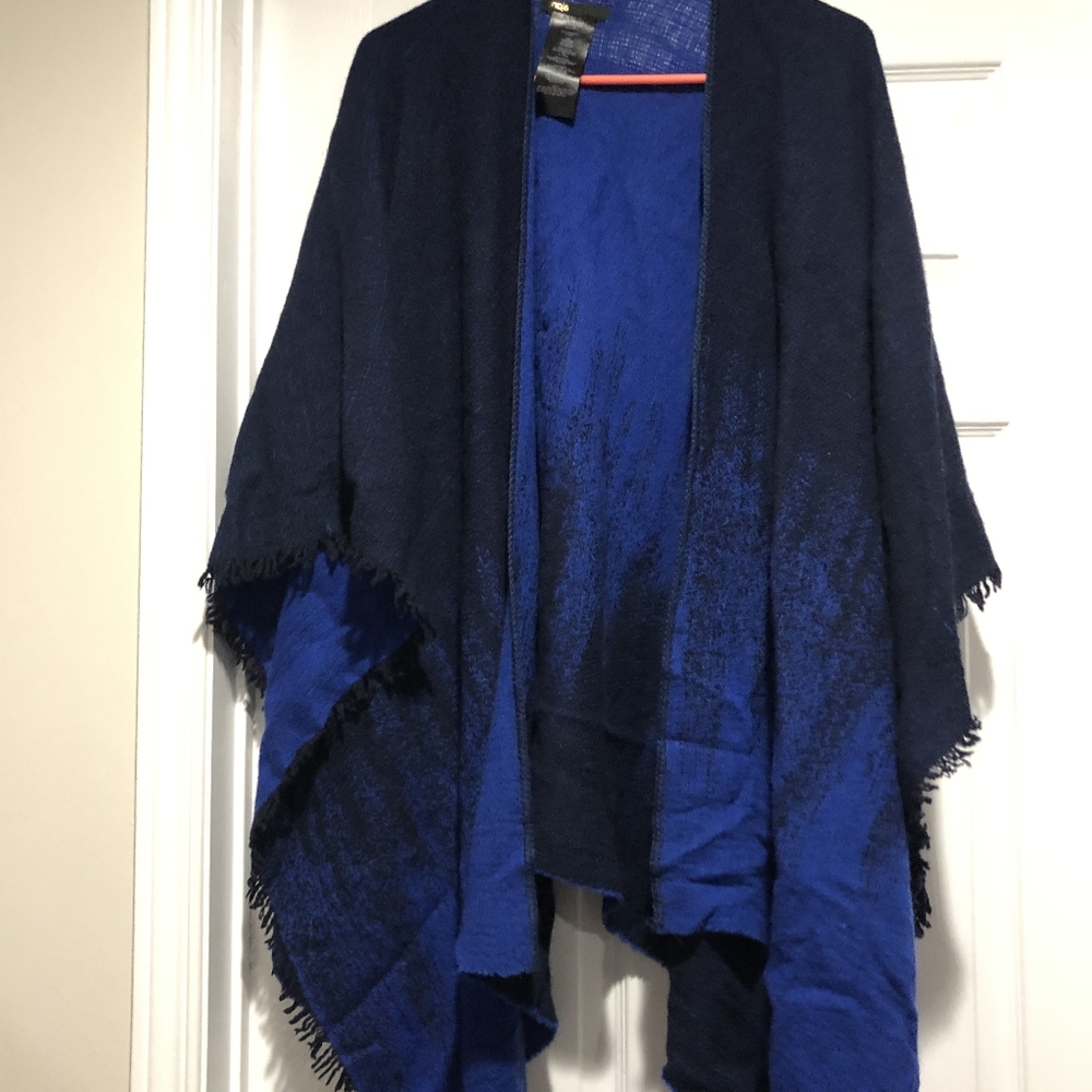Scarf shawl MAJE blue